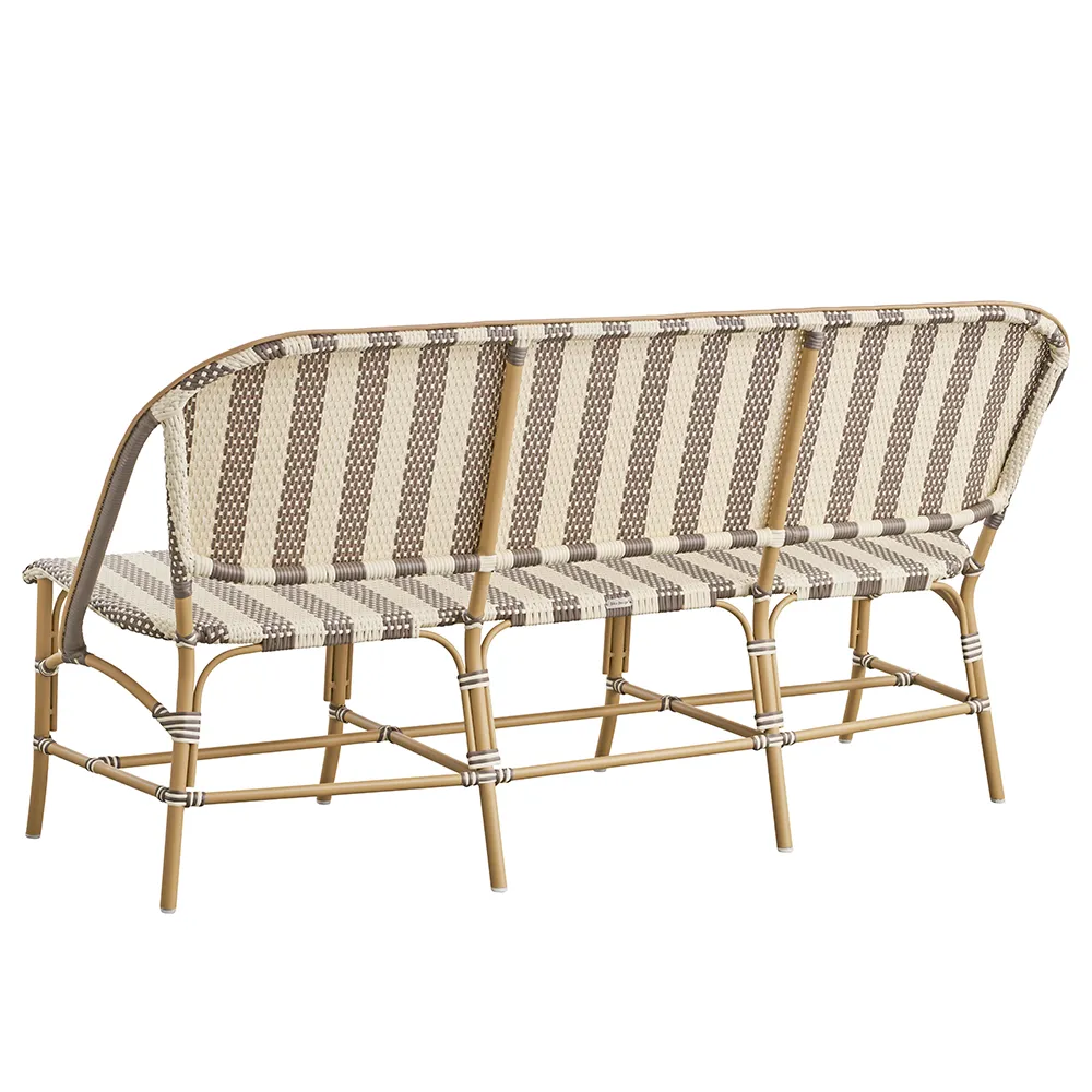 Sofie 3-sits soffa vit/cappucino