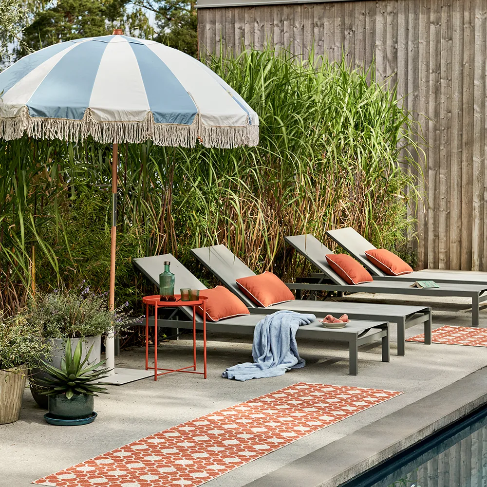 Anya matta Pale Orange/Vanilla 70 x 300 cm