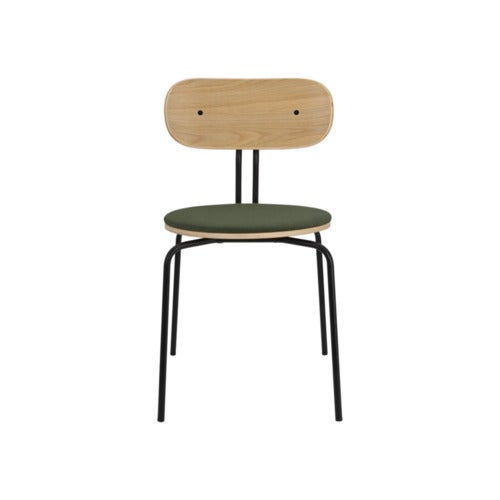 Curious Matstol Ek/Svart Metall Racing Green