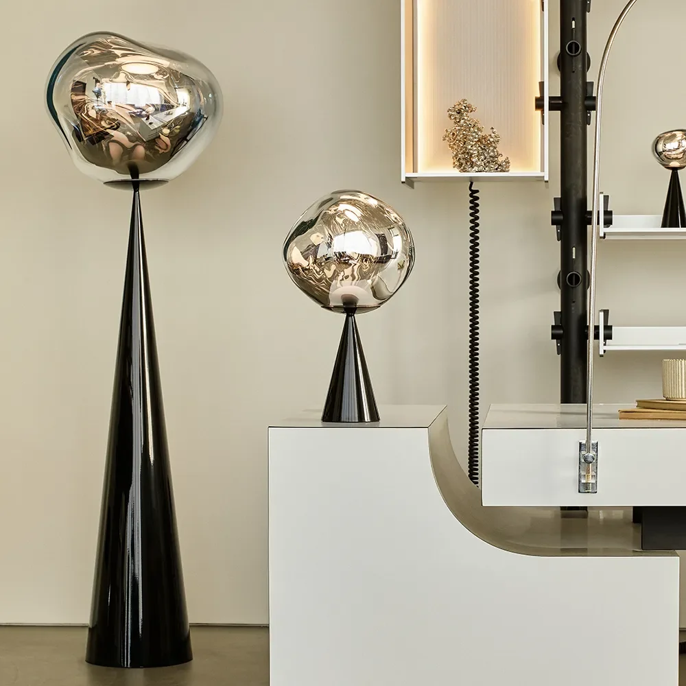 Melt Bordslampa Silver LED