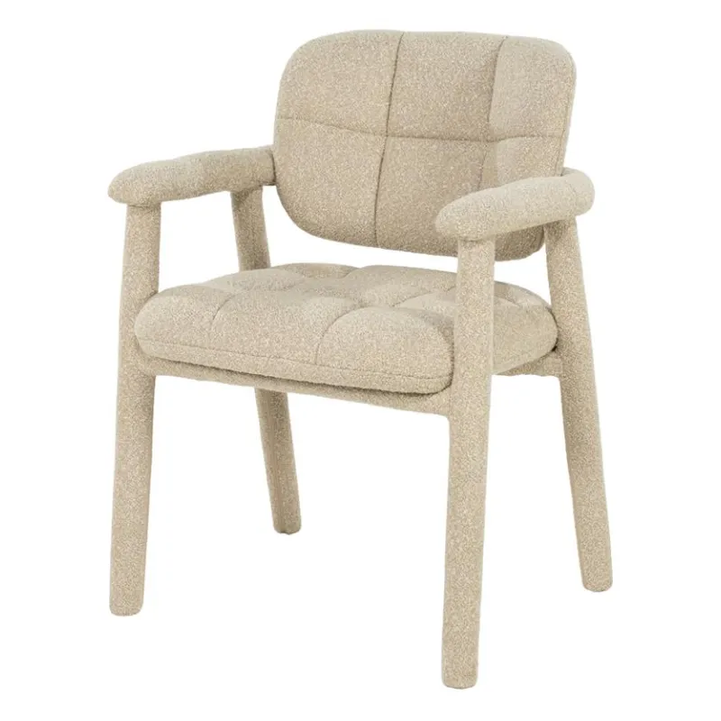 Knox Stol 60x61x81,5 cm Metall & Tyg taupe