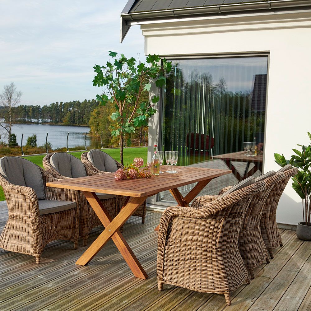 Eads karmstol natur/beige 