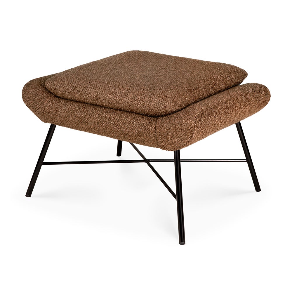 Barrow Fotpall - Copper fabric 