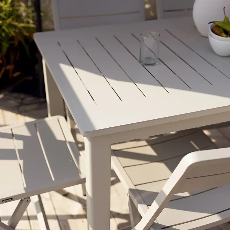 Lomma matbord 80x132-192 cm Light grey