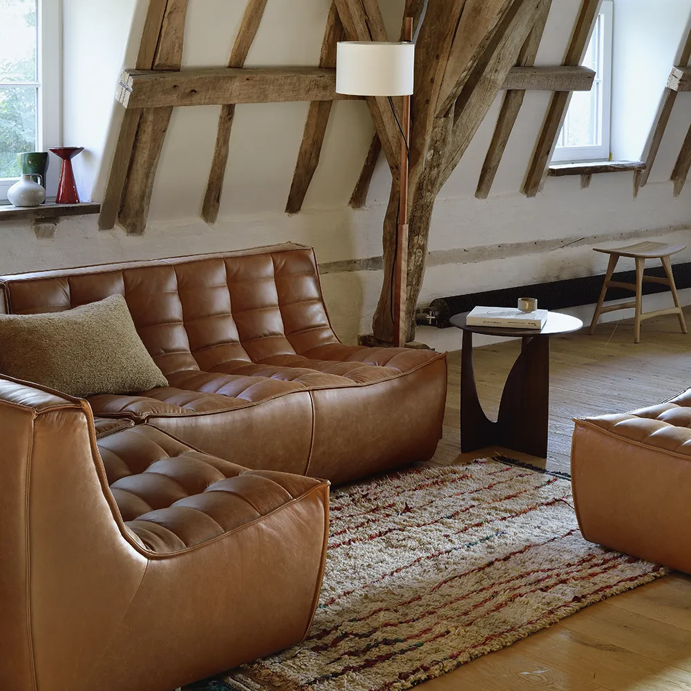 N701 2-sits soffa Leather