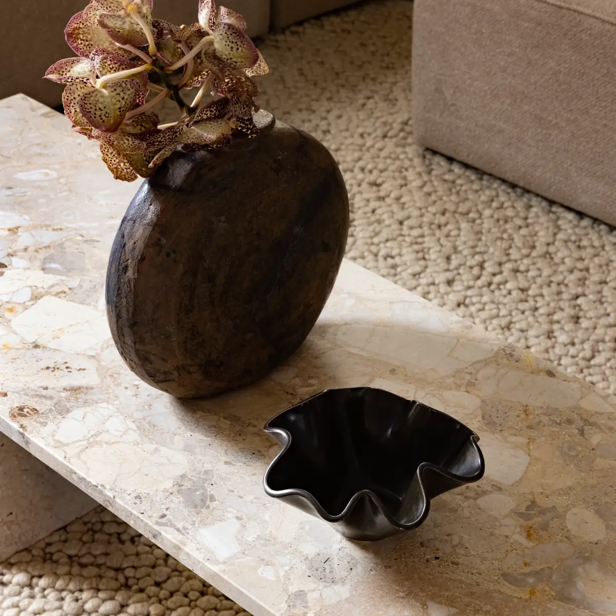 Androgyne Soffbord Sten Kunis Breccia