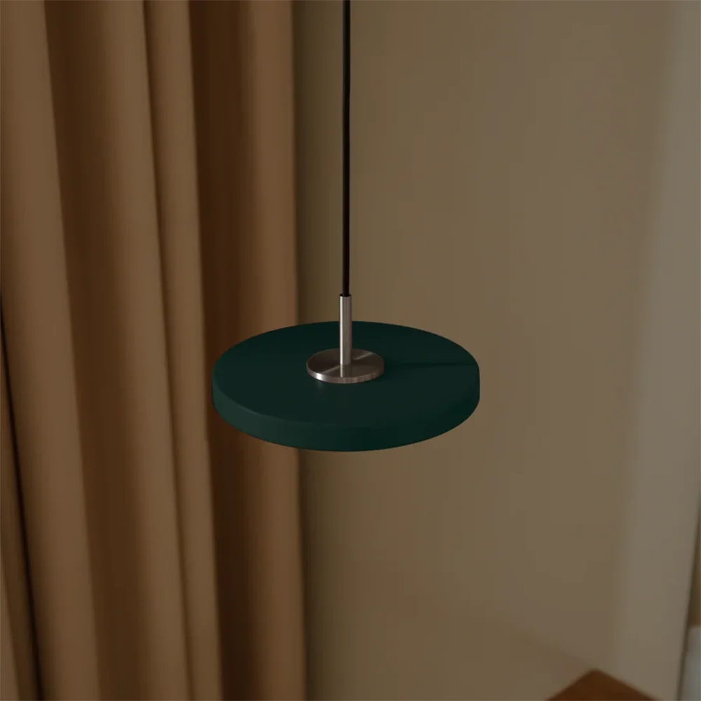 Asteria Micro Taklampa Ø15 cm Forest Green/Stål