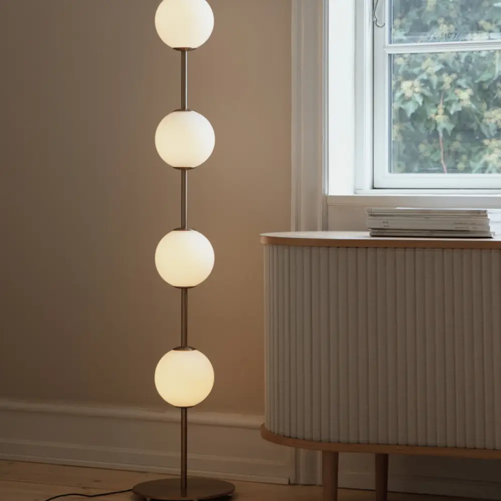 Audrey Floor Floor Lamp Steel,Glass