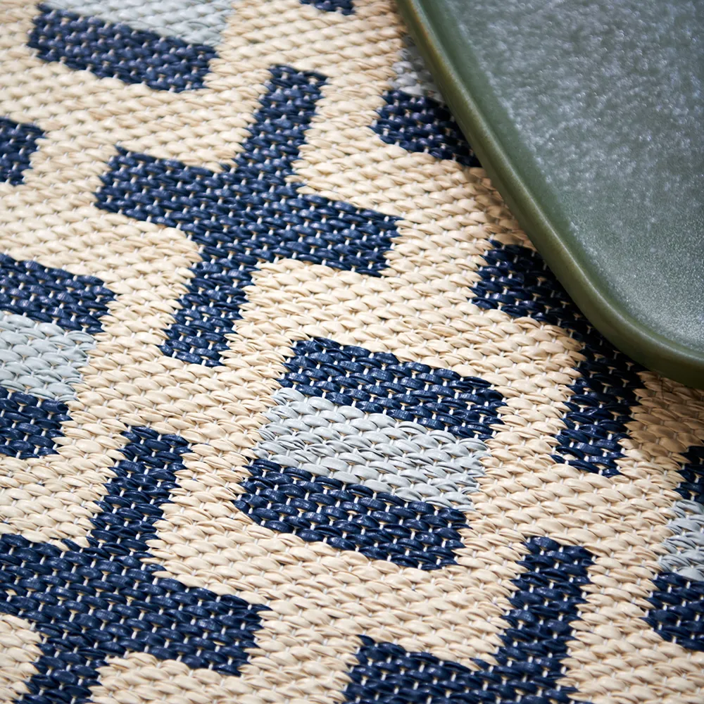 Tom matta Ocean Blue/Cream/Blue Fog 70 x 240 cm