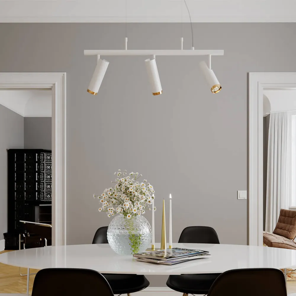 Puls Bar Taklampa vit 