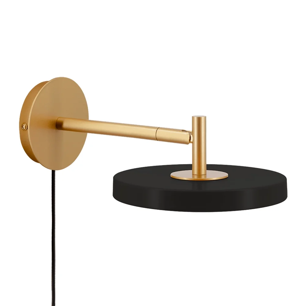 Asteria Wall Kort Vägglampa Ø15 cm Black