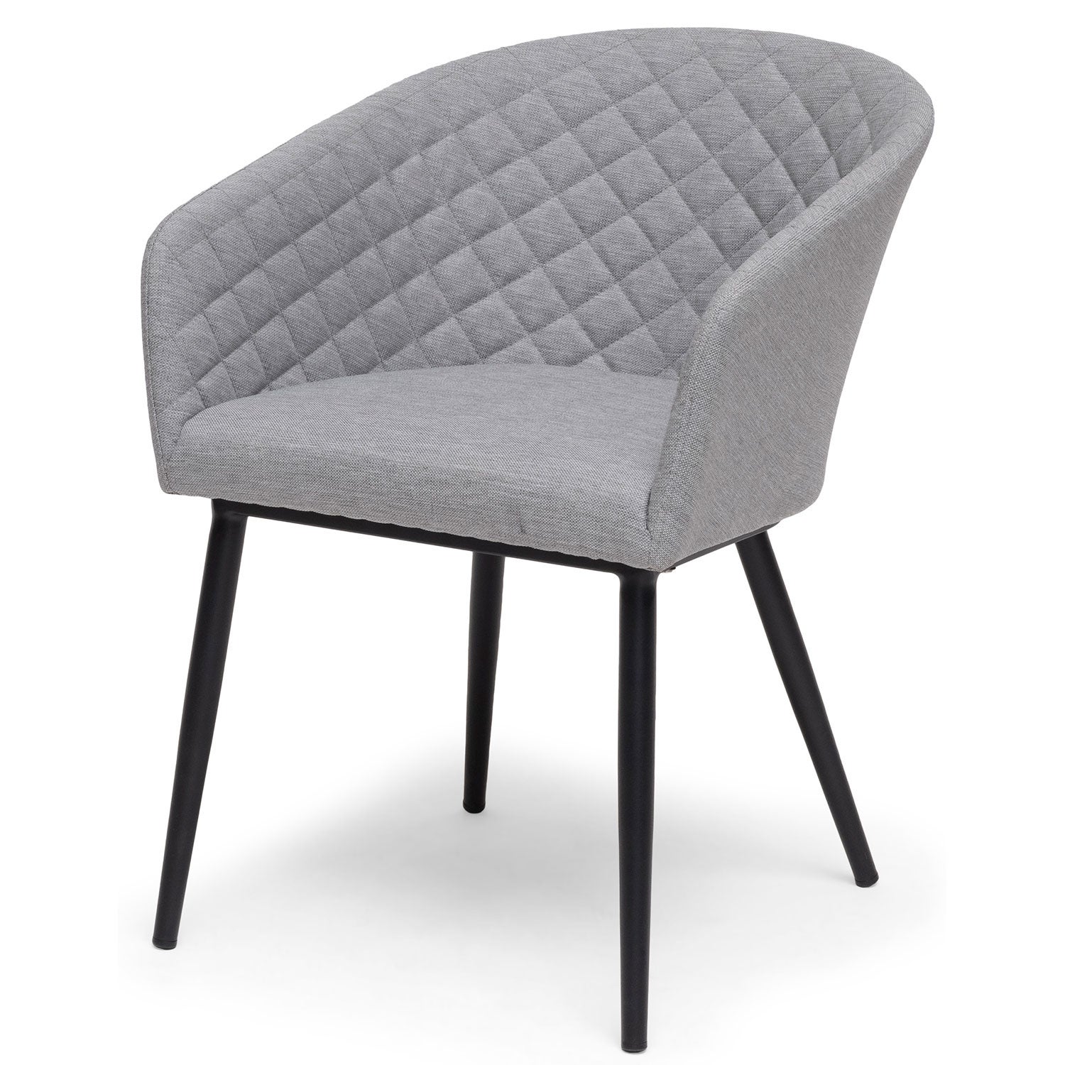 Oxhult stol 2-pack grå aluminium 