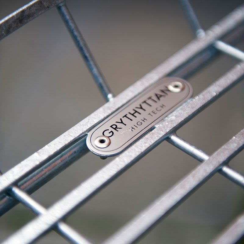 High Tech Bord 70 X 110Cm  Vit laminat/Varmförzinkat stativ