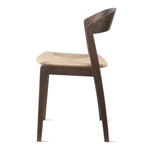 SM827 matstol Ek mockabrun lack oljad look