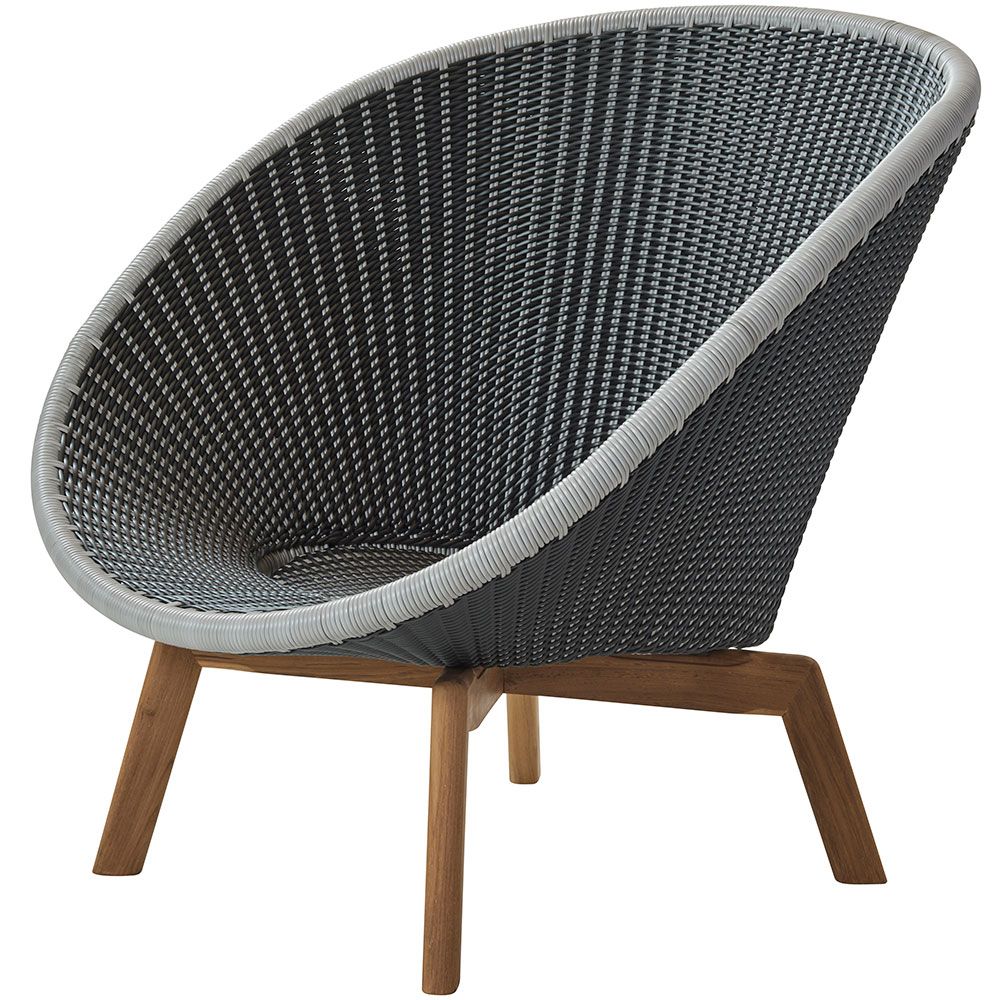 Peacock Loungefåtölj Grå 