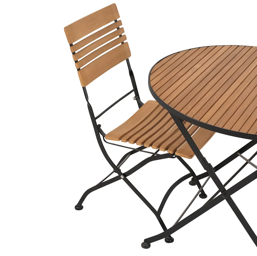 Brewer stol    Svart / Teak