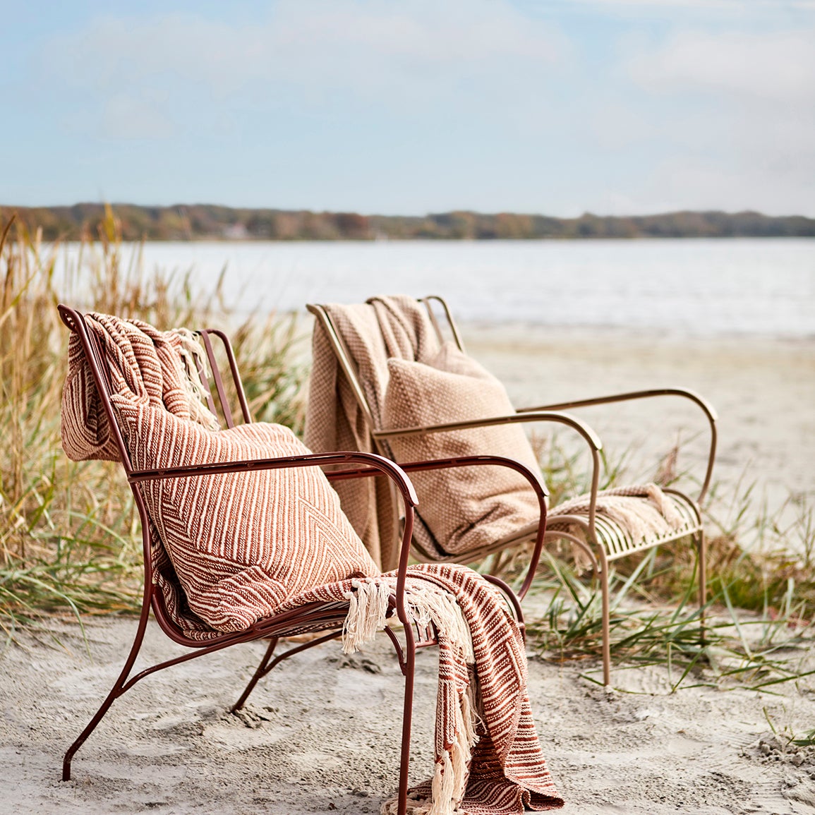 ANNA kuddfodral svart/offwhite