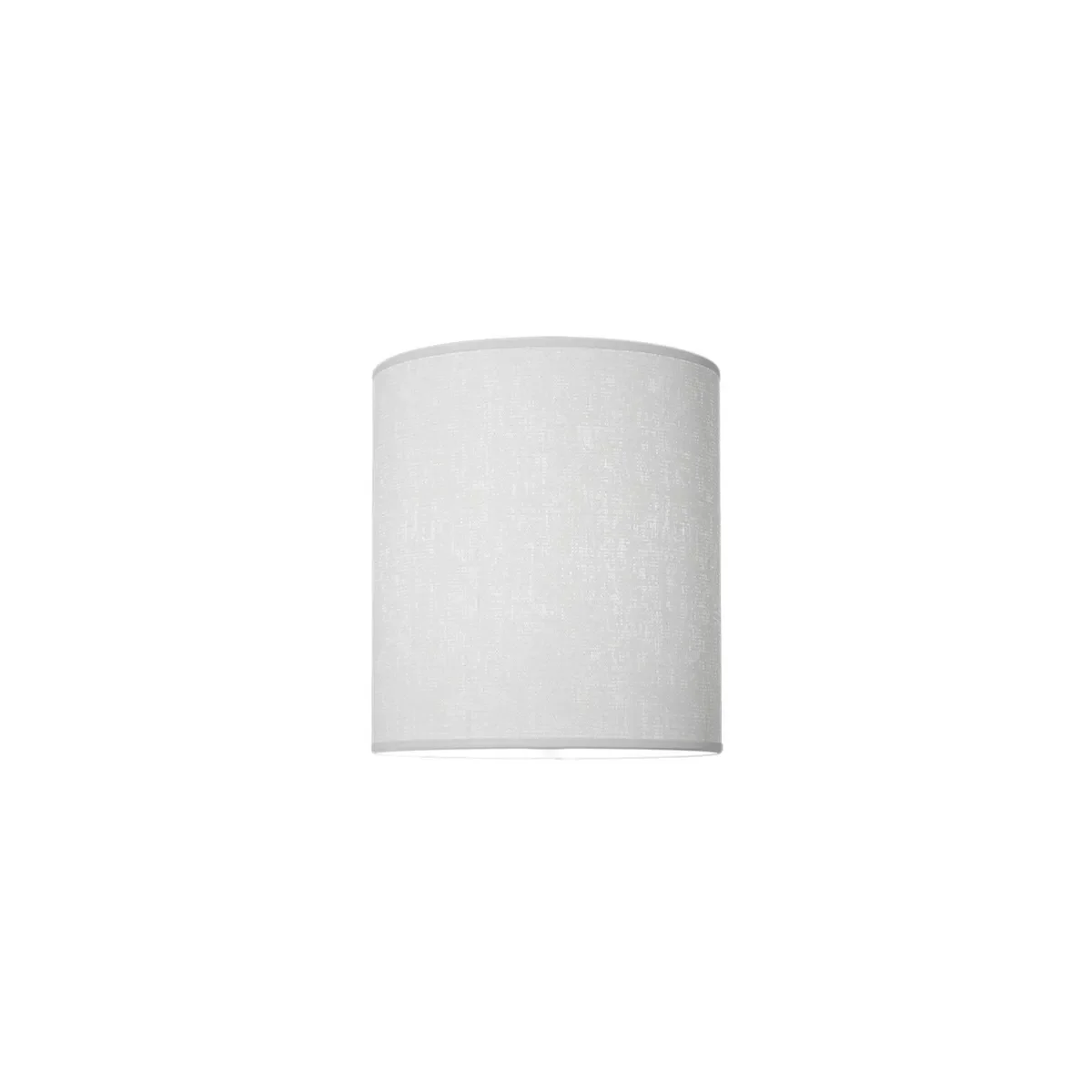 Dual lampskärm Ø19xH21 cm textil vit linne