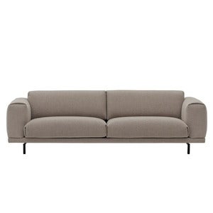 Rest Soffa 3-sits Metallbas Hearth 6/Black