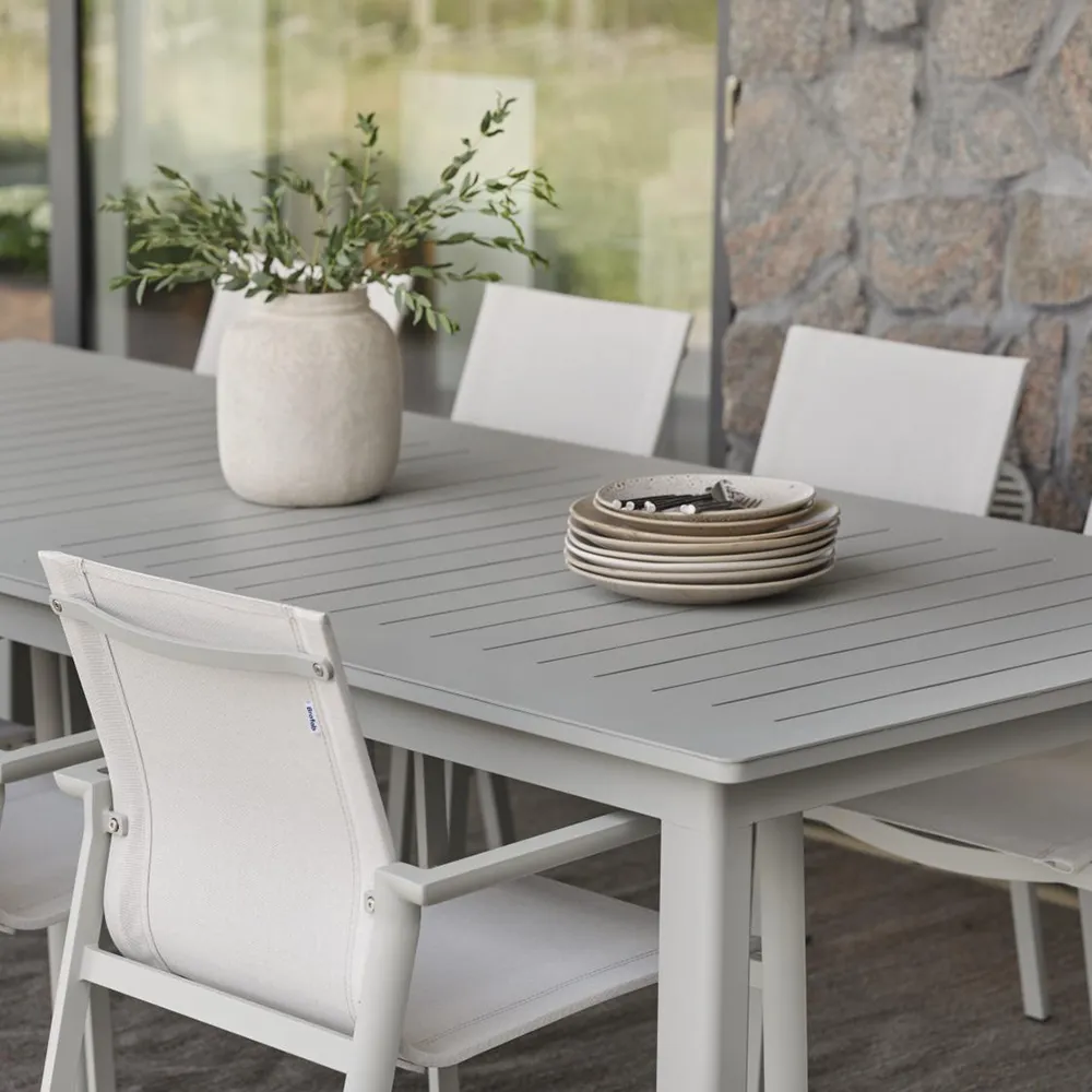 Delia stablestol Ljusgrå/Textilene