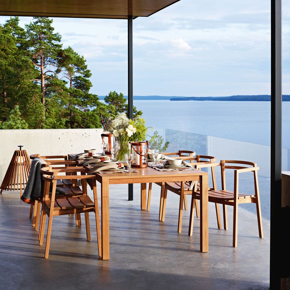 Oxnö Matbord 100X220-300 Cm Teak 