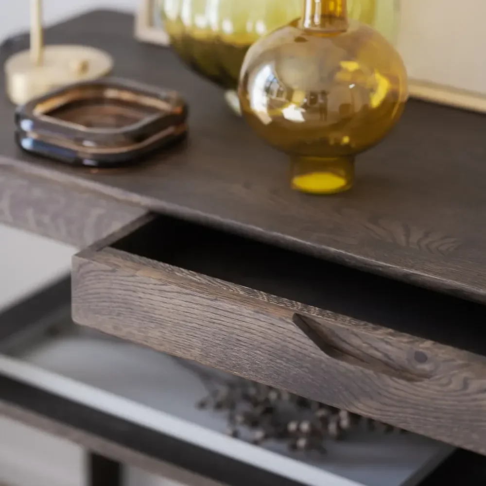 Markham avlastningsbord brun ek