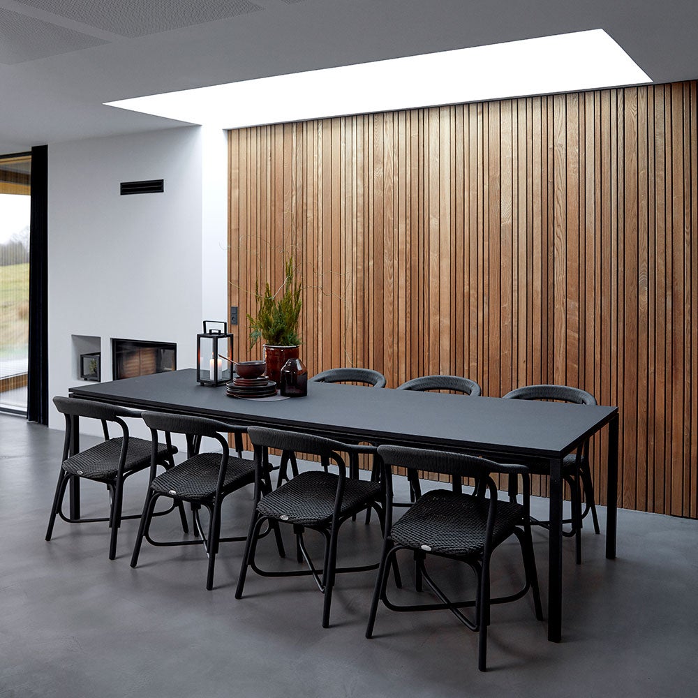 Noble karmstol rotting Svart