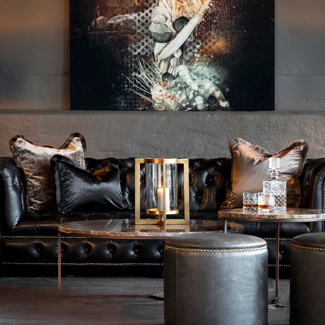 Garda Velvet Beige Kuddfodral Fringe 50X50