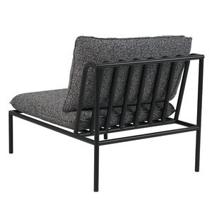 Collier mittdel Svart / Teddy black