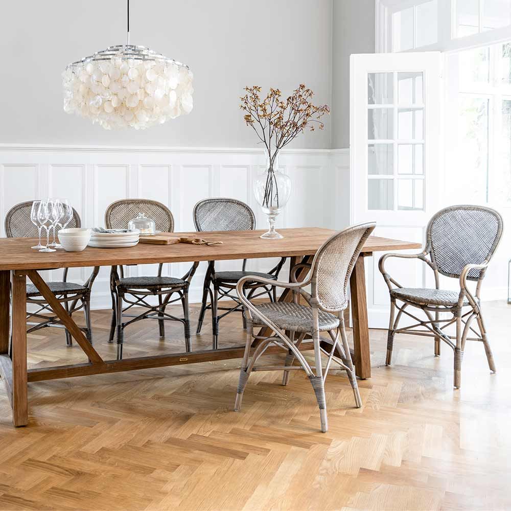 Rossini Matstol Rotting Taupe 