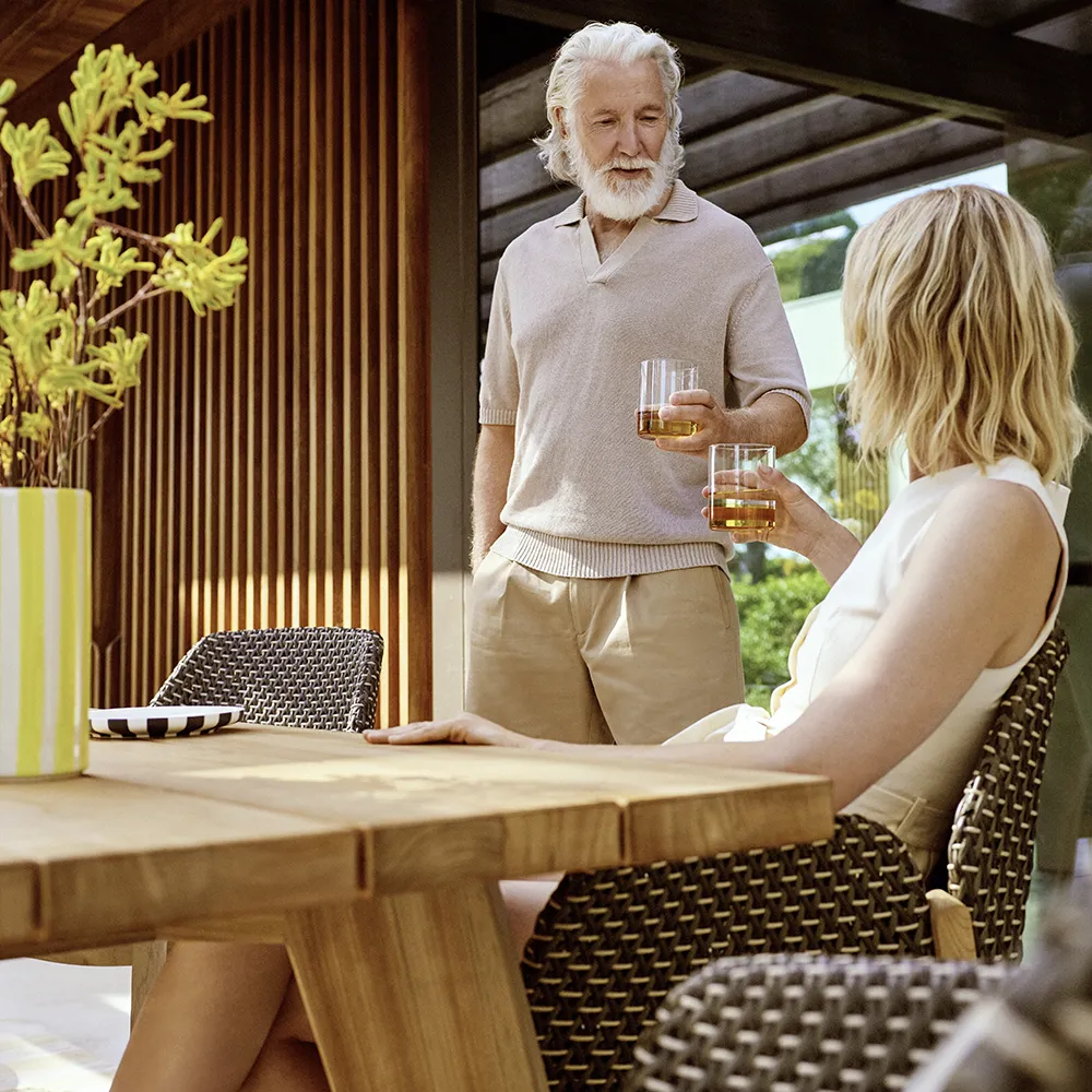 CALADIO fåtölj DF3 teak 0205 salak 0240