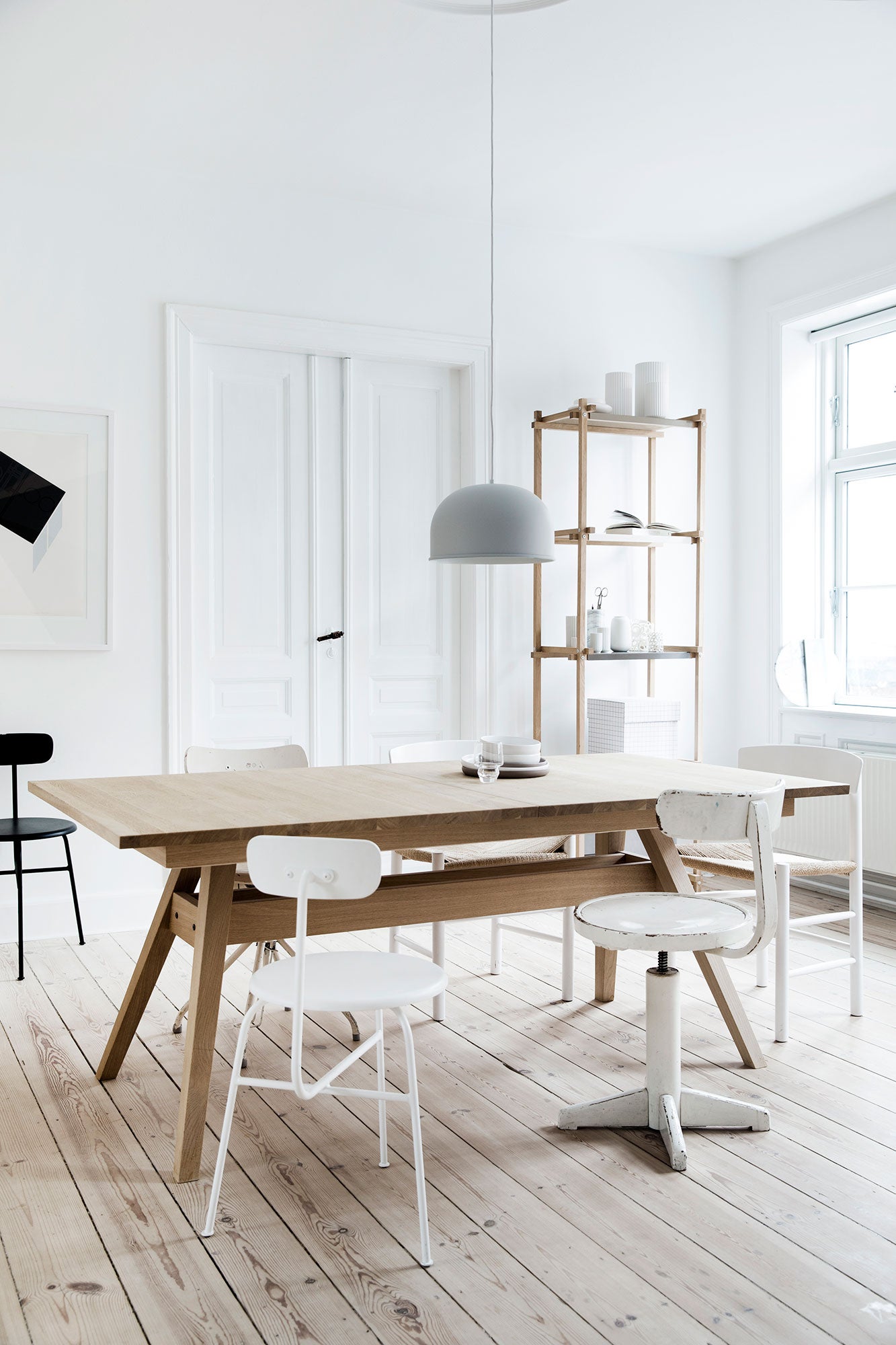 Sm11 Bord Svart Ek Lack 183-275X100X74Cm 