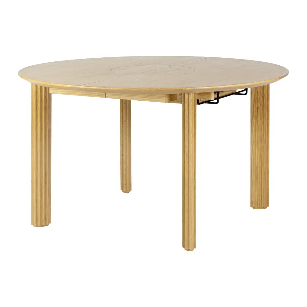 Comfort Circle Matbord med förlängning 132-202x132 Oak