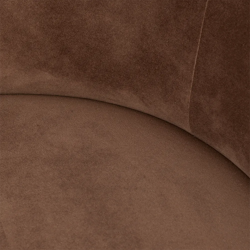 Rico Lounge Fåtölj Rich Velvet - Soft brown