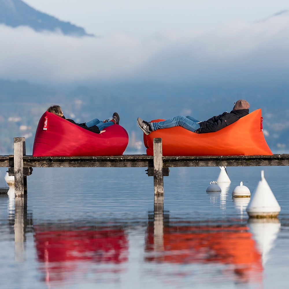 Lamzac uppblåsbar divan sky blue 