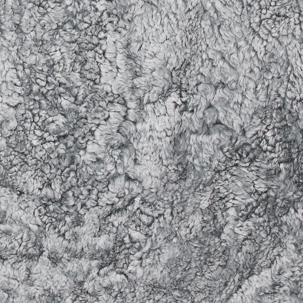 Curly Rug 2-set 180x55cm Charcoal Grey Silver