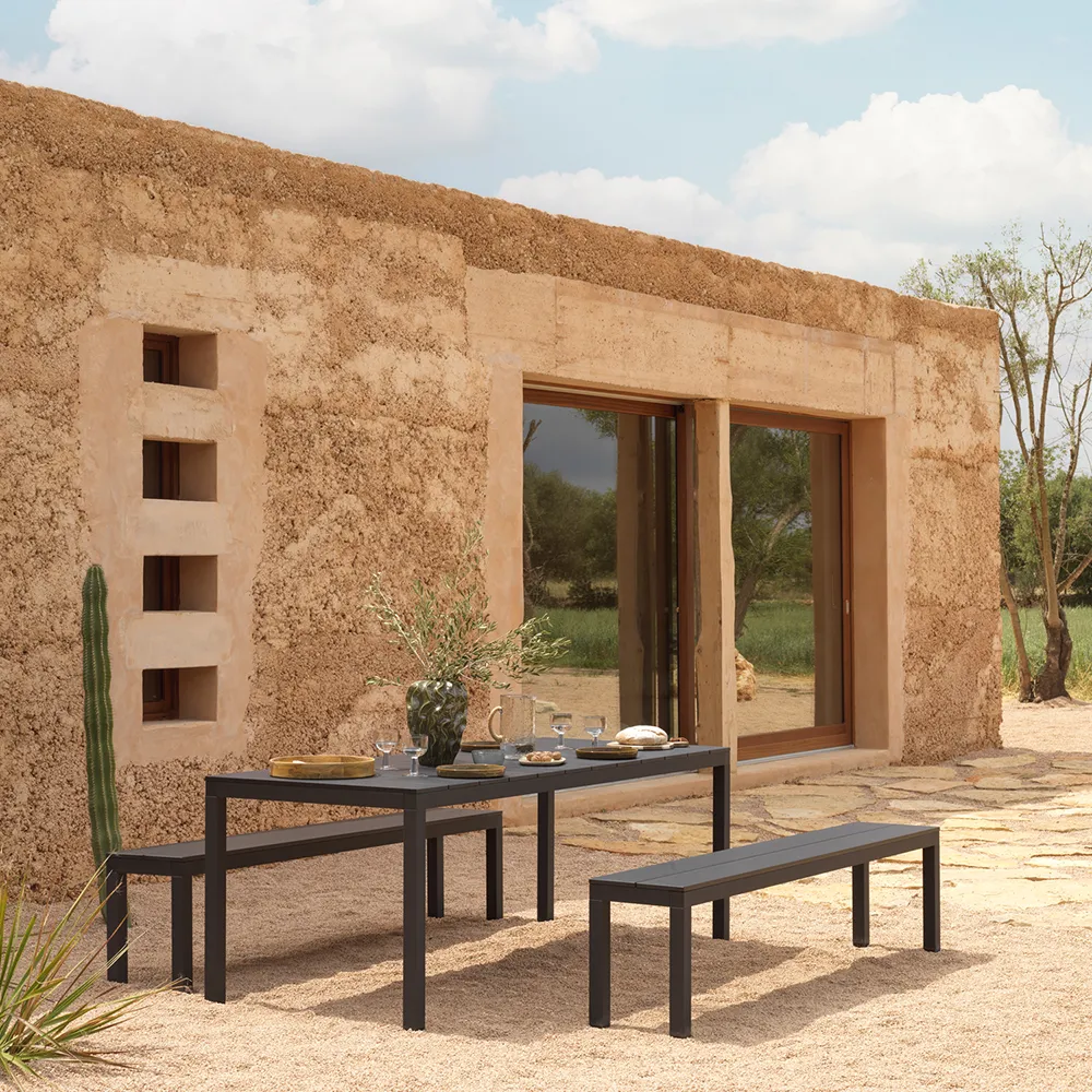 Rio Fix Matbord 210x85 cm Anthracite