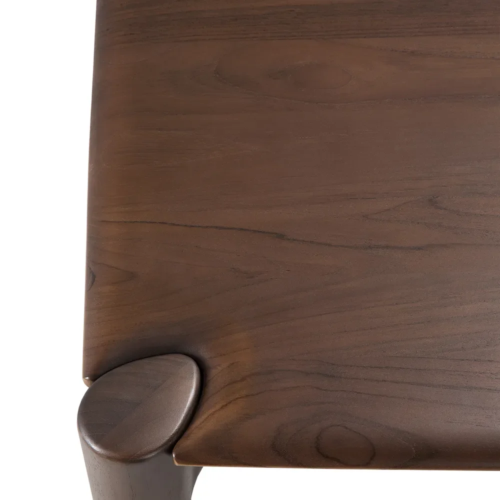 PI Matbord 90x180 cm Brunlackad teak