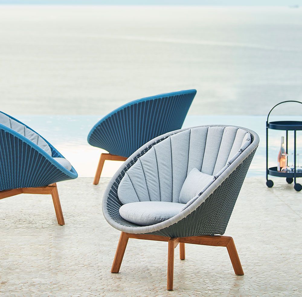 Peacock Loungefåtölj Grå 