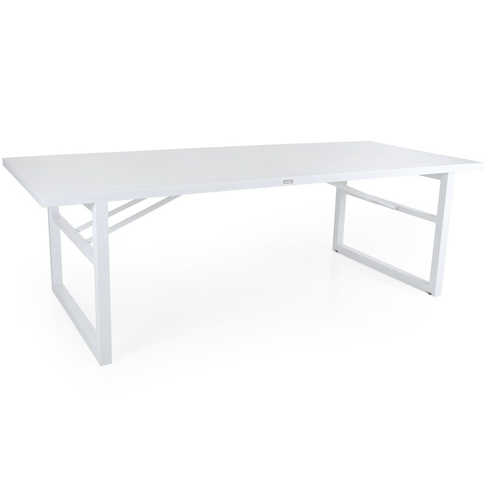 Vevi matbord 95x230  cm vit 