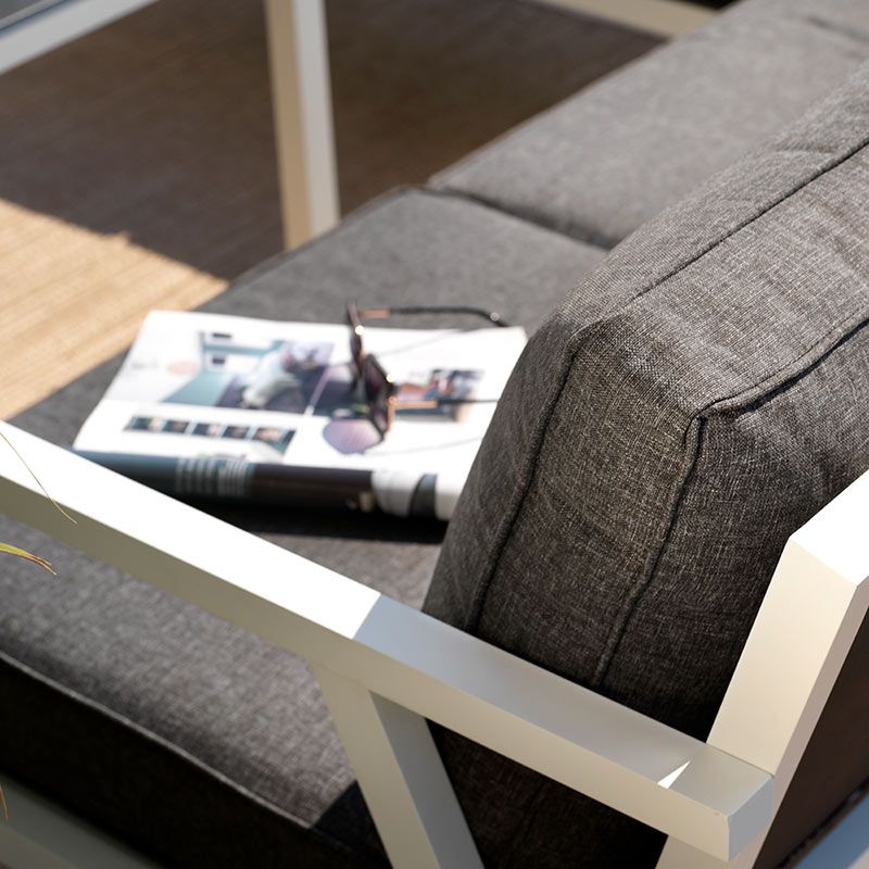 Rana hörngrupp låg höger vit 