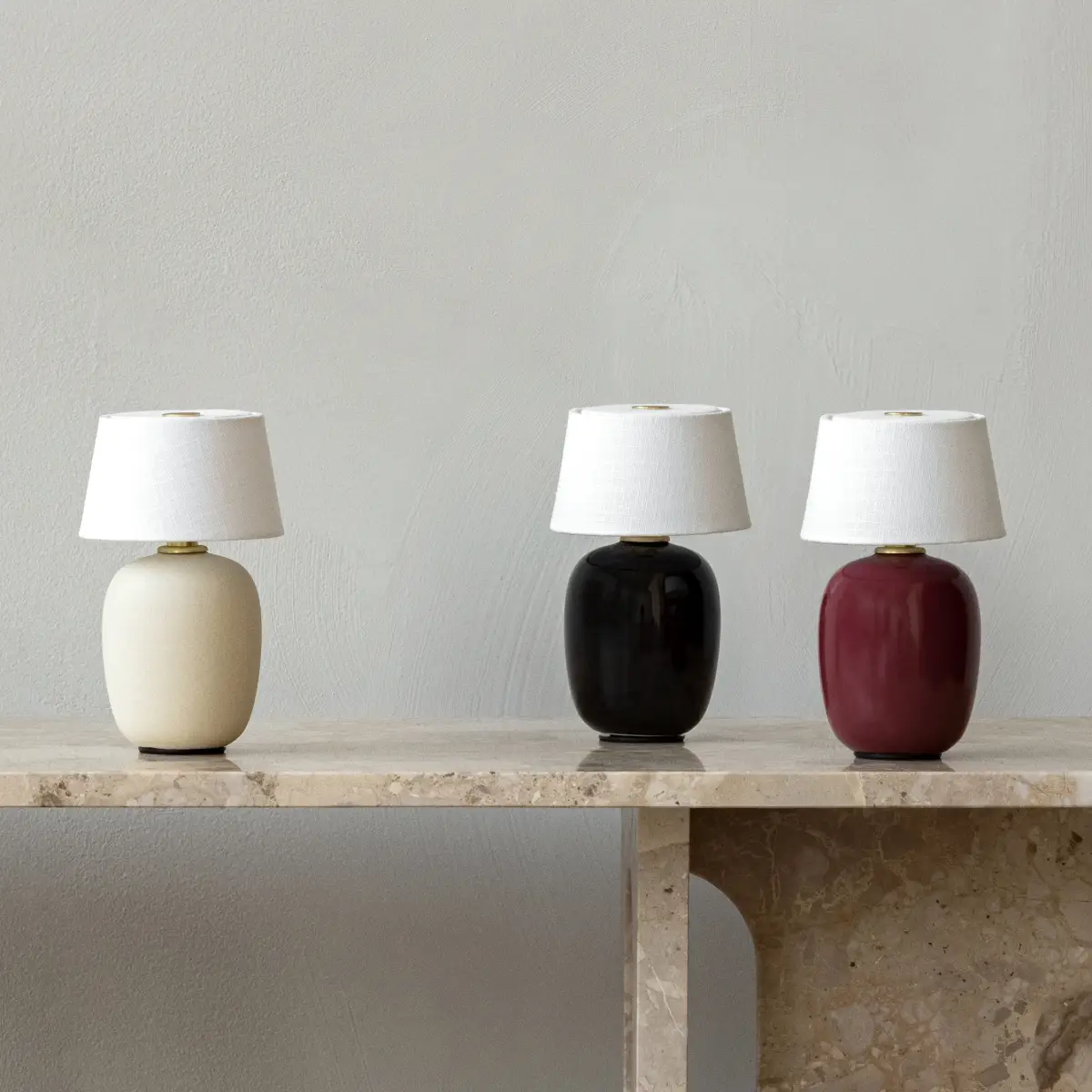 Torso Portabel Lampa Svart
