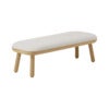 Paff Låg Bänk Ek/White Sands