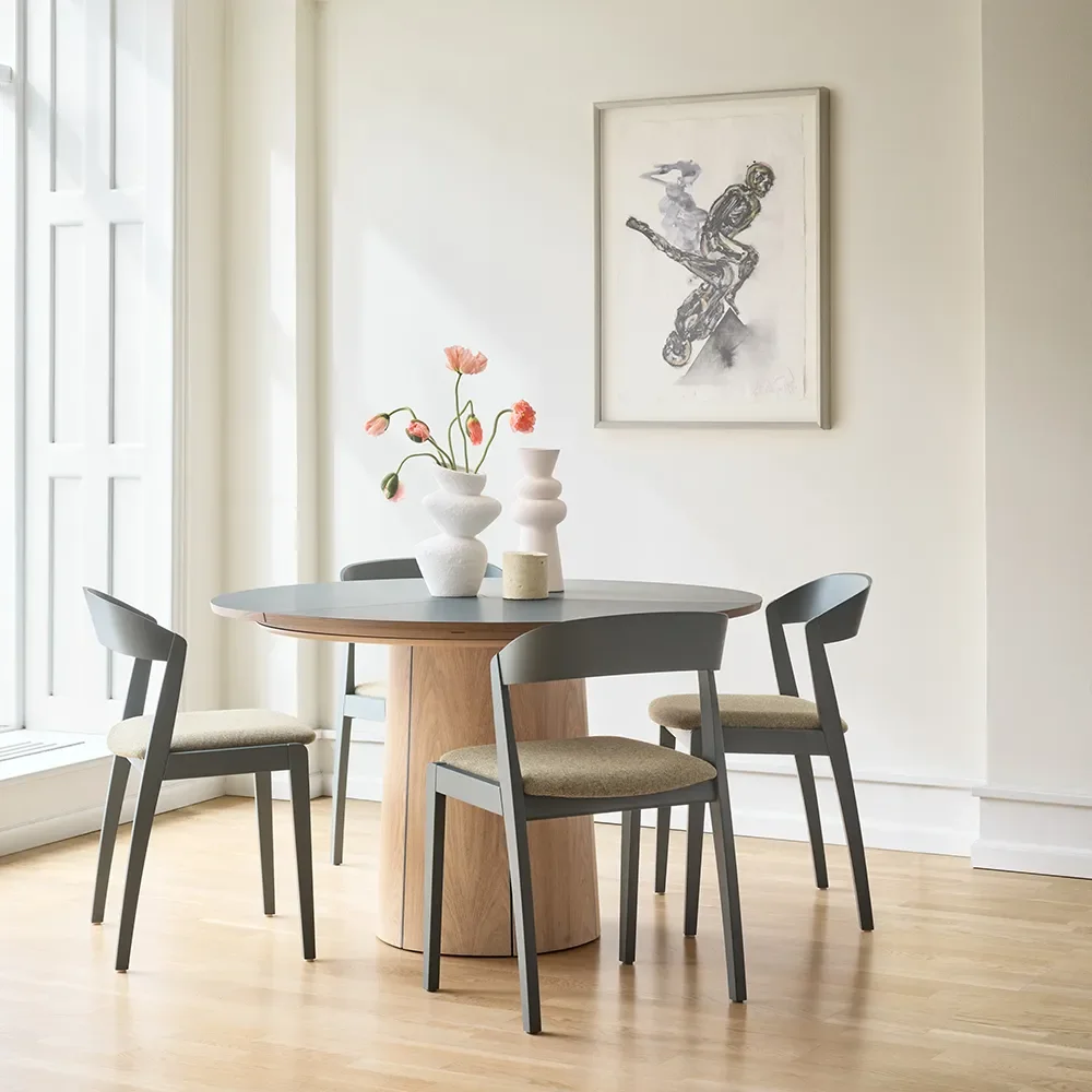 SM33 matbord vitoljad ek grön laminat