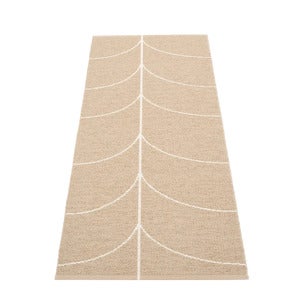 Vävd Matta Leif Light Nougat 70x180 cm