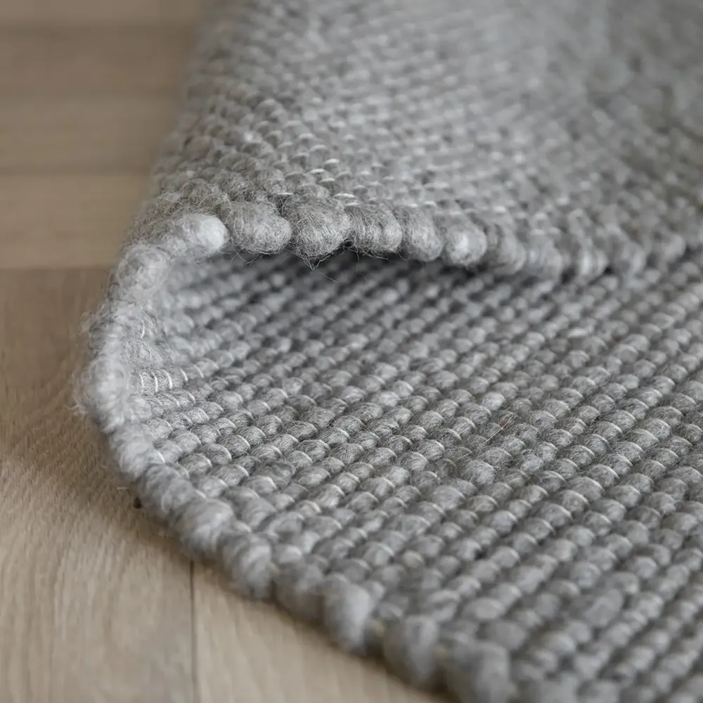 Auckland matta Ø250 cm grå