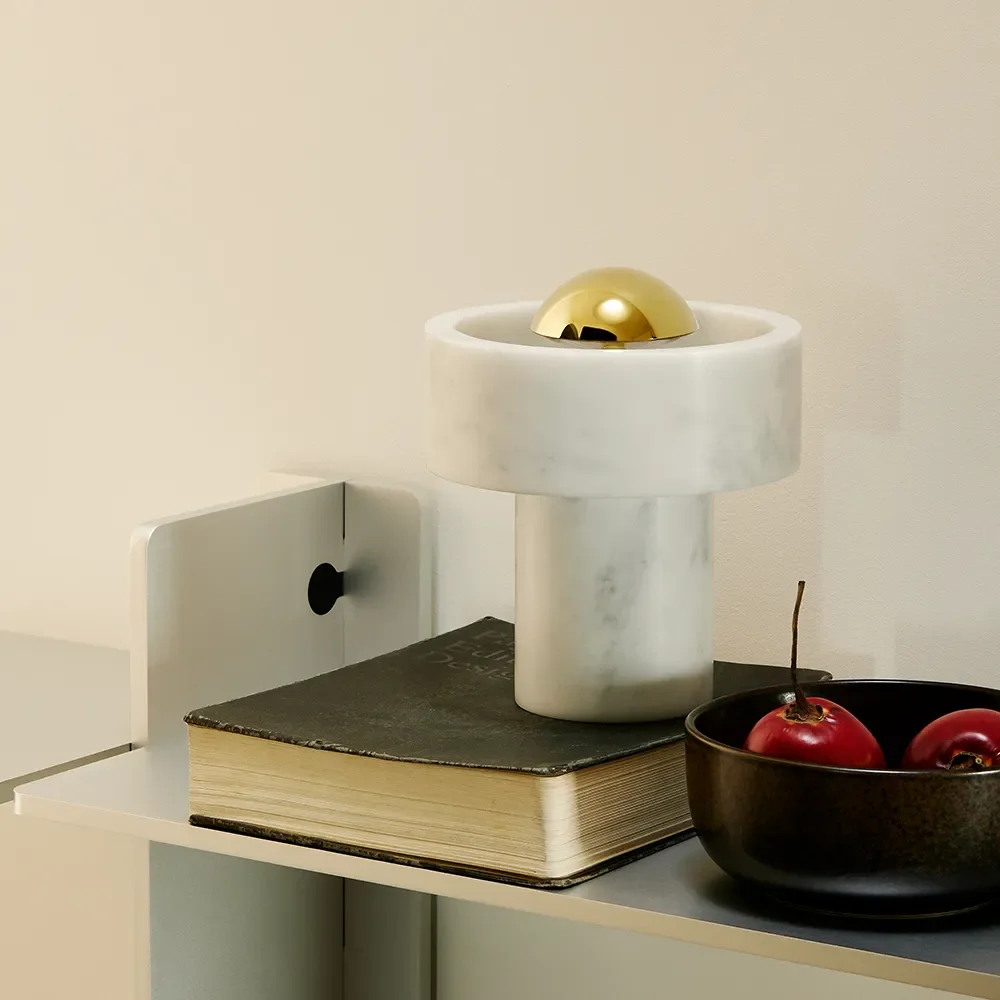 Stone Portabel lampa Gold LED