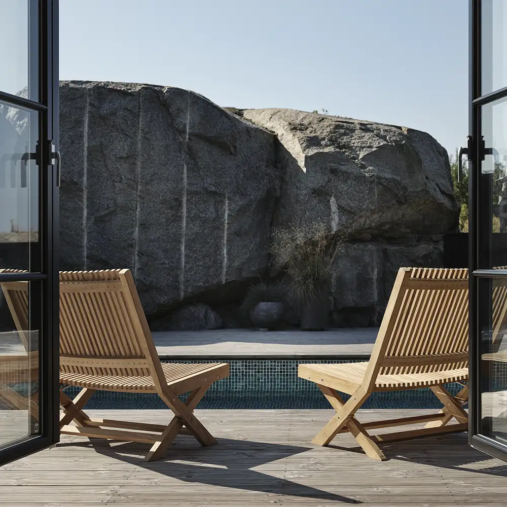 Julita loungefåtölj teak 