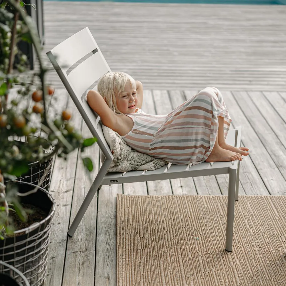 Delia relaxstol Ljusgrå