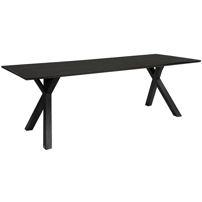 Matbord Tree 200X90 Cm Svart